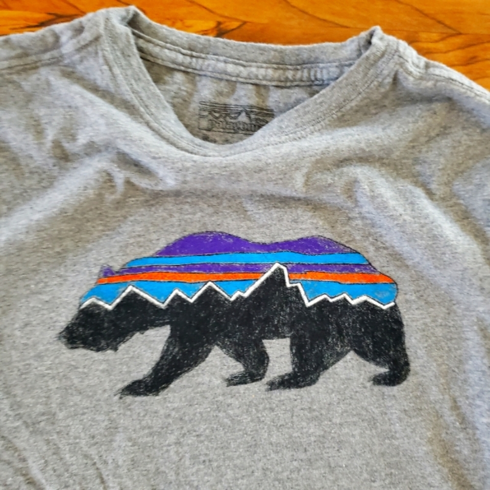 Patagonia long-sleeved tee boys 10 (M)